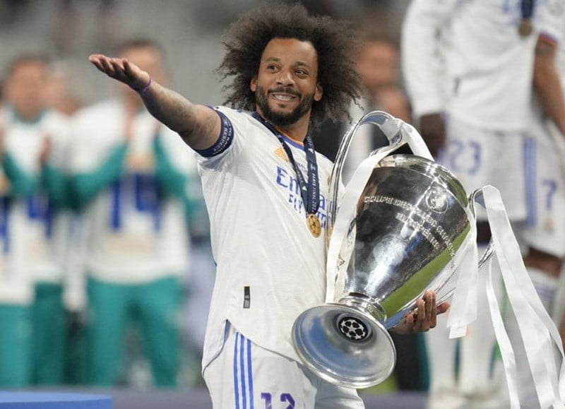 Cầu thủ Marcelo có nhiều danh hiệu với Real Madrid Cầu thủ Marcelo có nhiều danh hiệu với Real Madrid