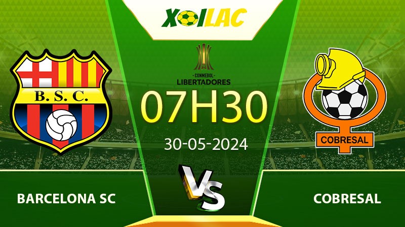 Soi kèo Barcelona SC vs Cobresal